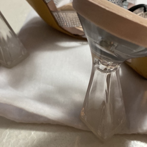 Zara VINYL HEELED CAGE TRANSPARENT SANDALS SZ US 10 EU 41 - Picture 10 of 12